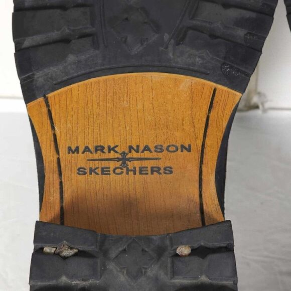 Marc Nason Men’s US 10,5 Brown Suede Leather Lace Up Ankle Chukka Boots Shoes - Picture 14 of 15